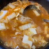 キムチ風豆腐チゲ